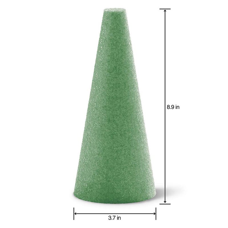 FloraCraft FloraFoM Cone 3.7 Inch x 8.9 Inch Green - Image 2